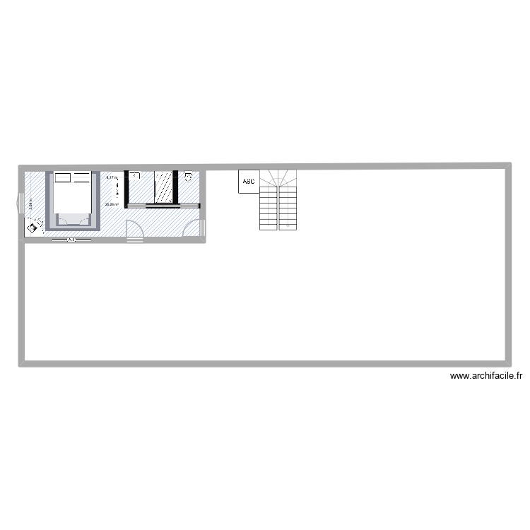 ETAGE CHAMBRES GUS. Plan de 0 pièce et 0 m2 ETAGE CHAMBRES GUS. Plan de 0 pièce et 0 m2