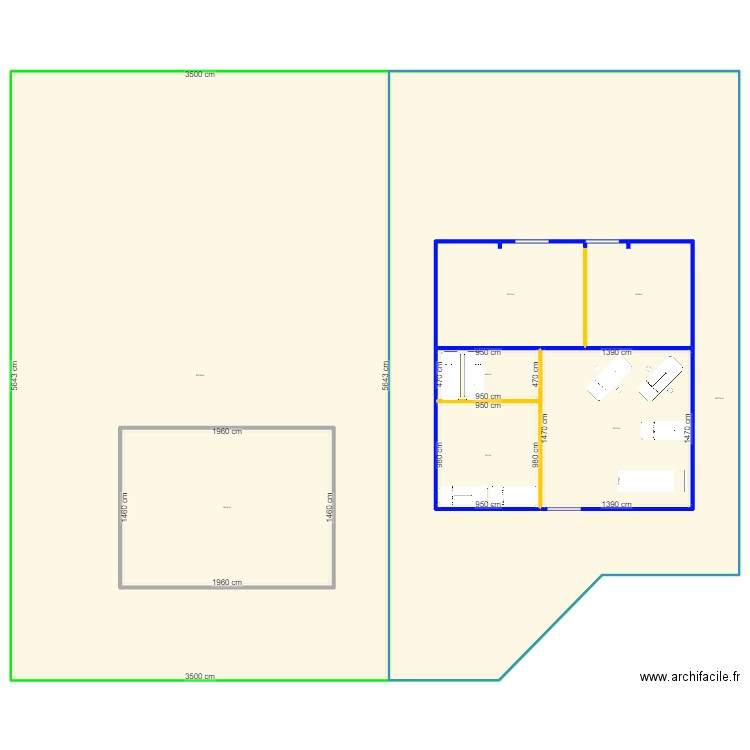 SERVAIS V8. Plan de 8 pièces et 4487 m2