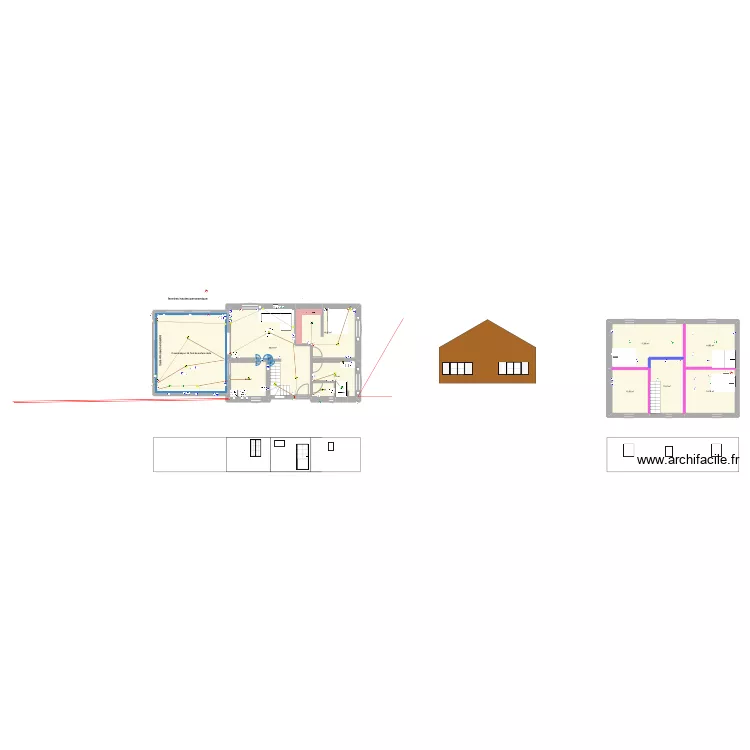 MAISON RENFONCEMENT. Plan de 