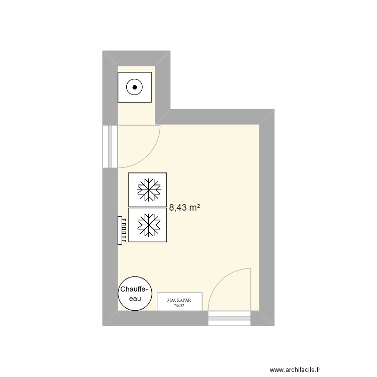 Cellier maison. Plan de 0 pièce et 0 m2