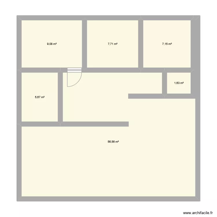 projet bac. Plan de 6 Pièces et 88 m² projet bac. Plan de 6 Pièces et 88 m²
