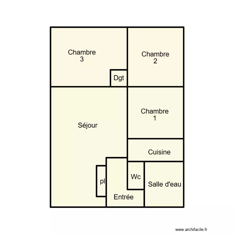 CONCARNEAU BARZIC. Plan de 