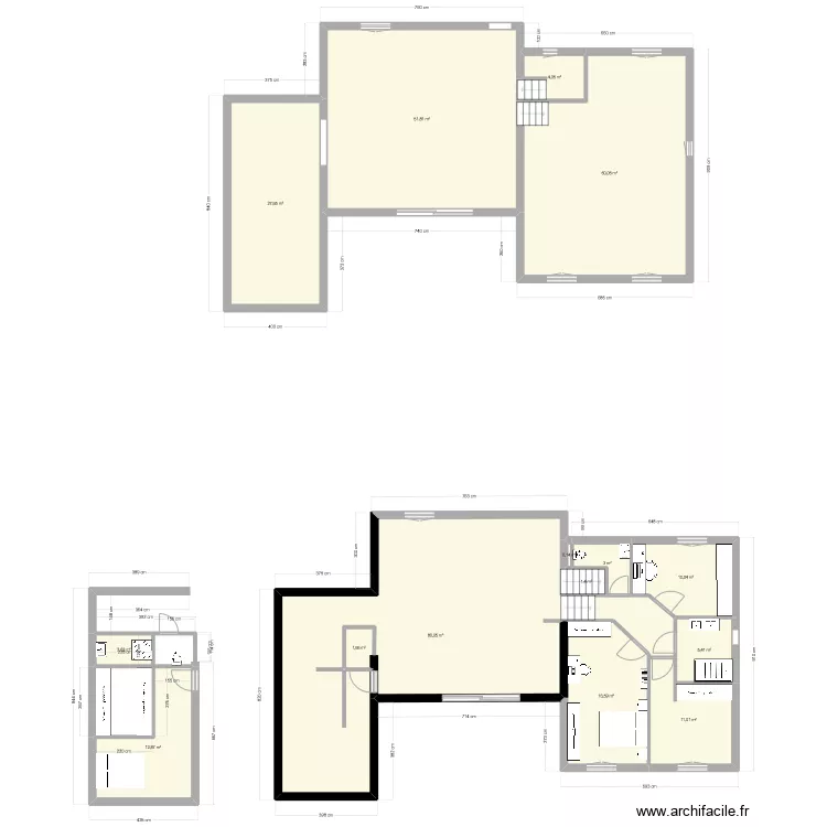 maison. Plan de 
