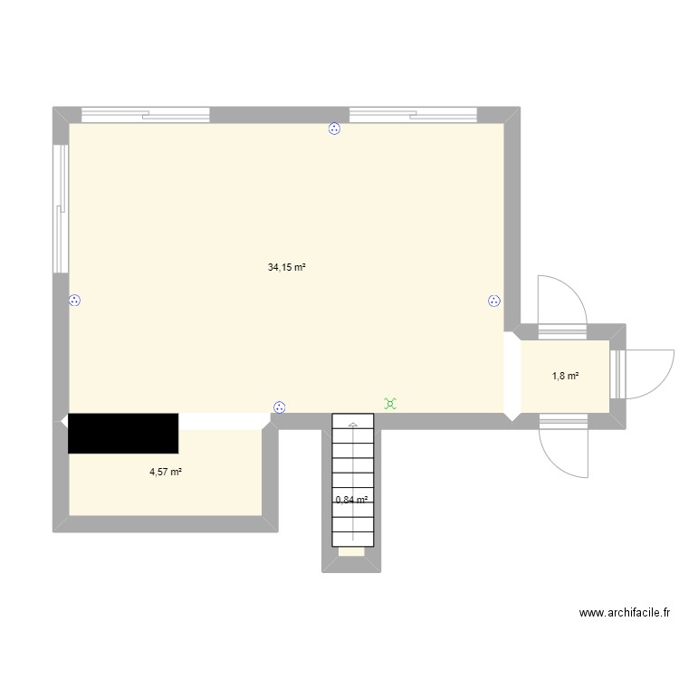 salle a manger 171 ter. Plan de 4 pièces et 41 m2