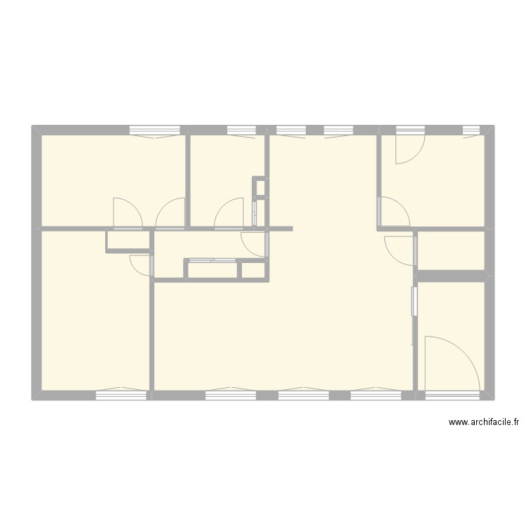 MAISON CERF PROJET 1. Plan de 11 pièces et 81 m2