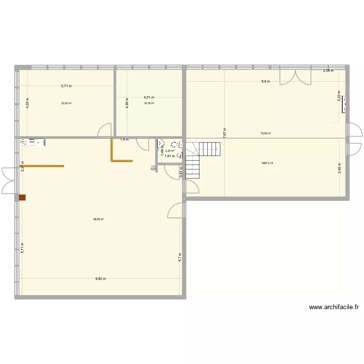Projet WC -Bureau - PLANETE BOIS. Plan de 6 et 205 m² Projet WC -Bureau - PLANETE BOIS. Plan de 6 et 205 m²