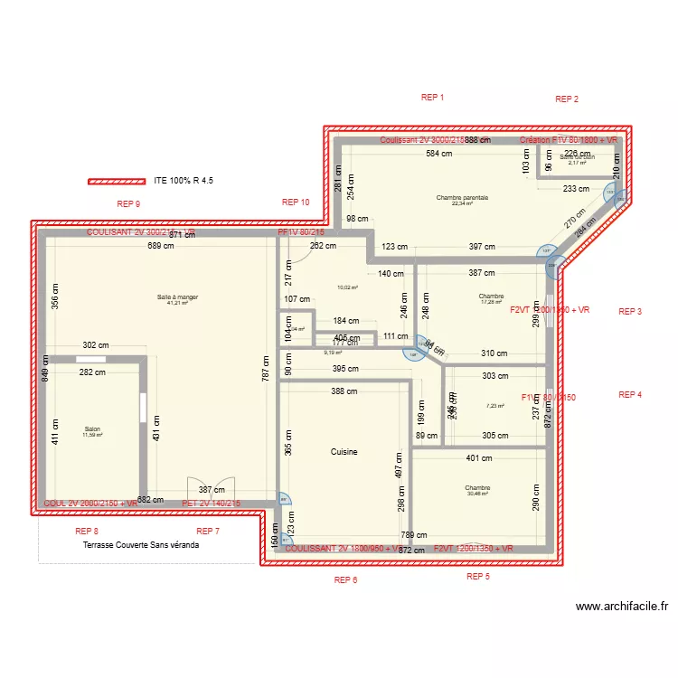 DUMAS FAUCHER RICHARD. Plan de 