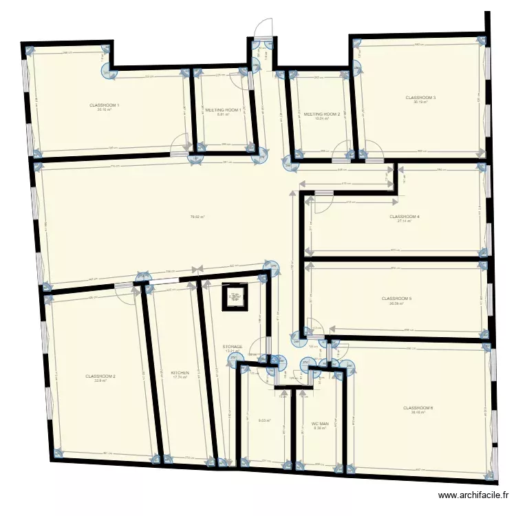 Forward bis v4. Plan de 14 Pièces et 334 m²