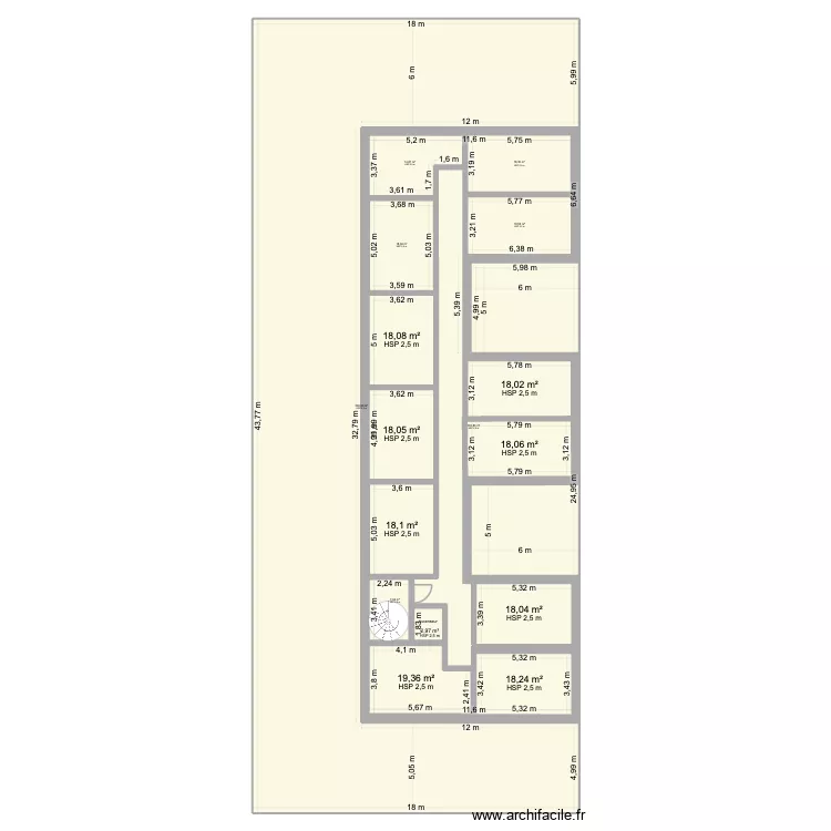 LOT 60 av. Plan de 16 et 987 m² LOT 60 av. Plan de 16 et 987 m²