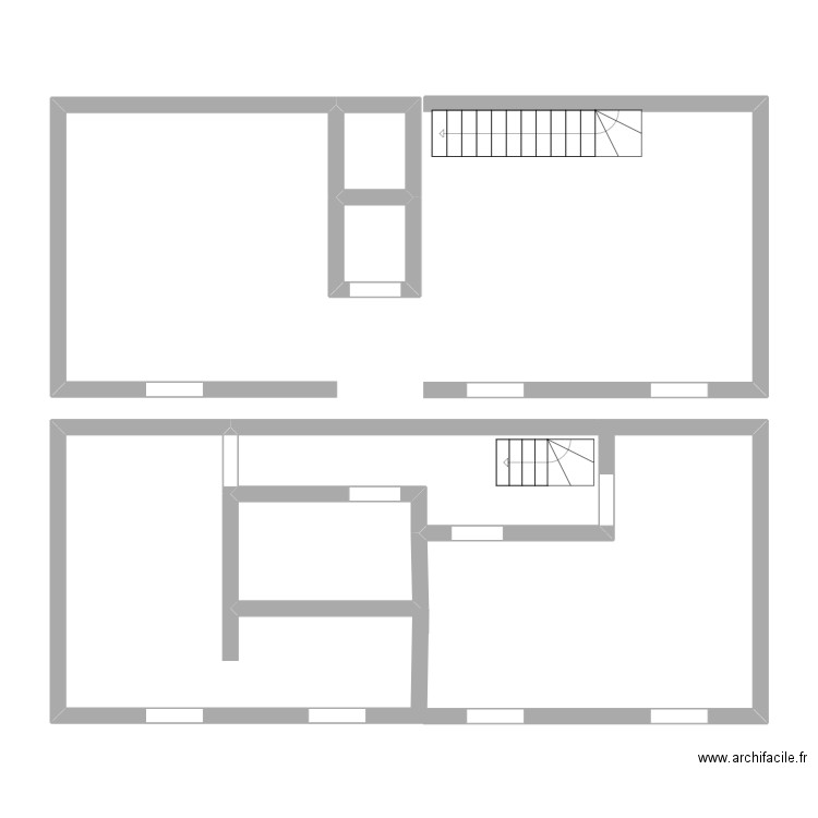 Here. Plan de 3 pièces et 8 m2