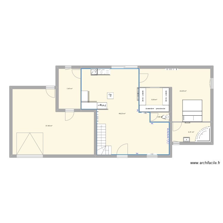 Maison 2. Plan de 0 pièce et 0 m2