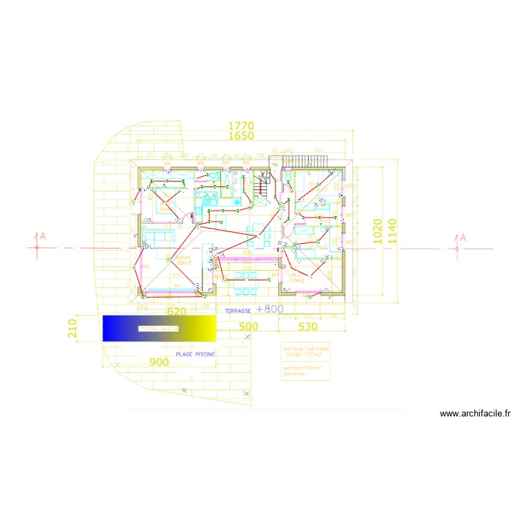 charrin. Plan de 0 pièce et 0 m2