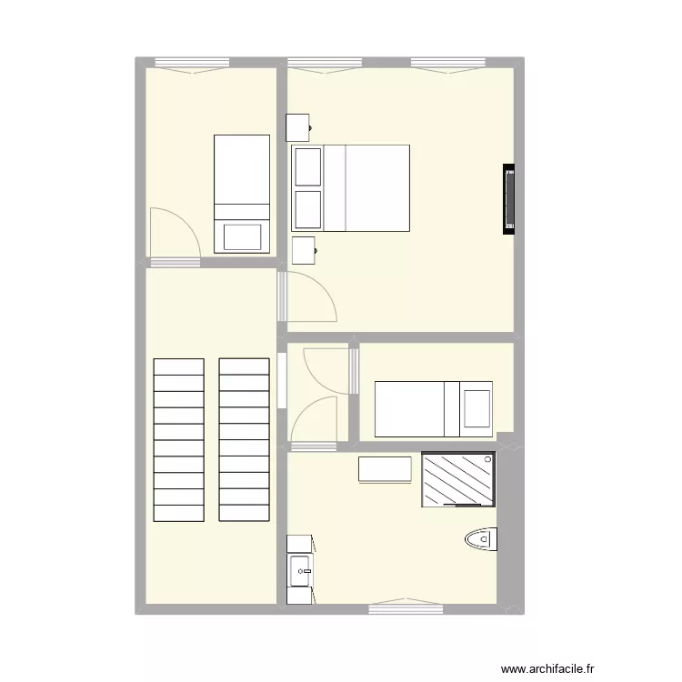 Maison Guy Lechien ( plan évacuation ). Plan de Maison Guy Lechien ( plan évacuation ). Plan de
