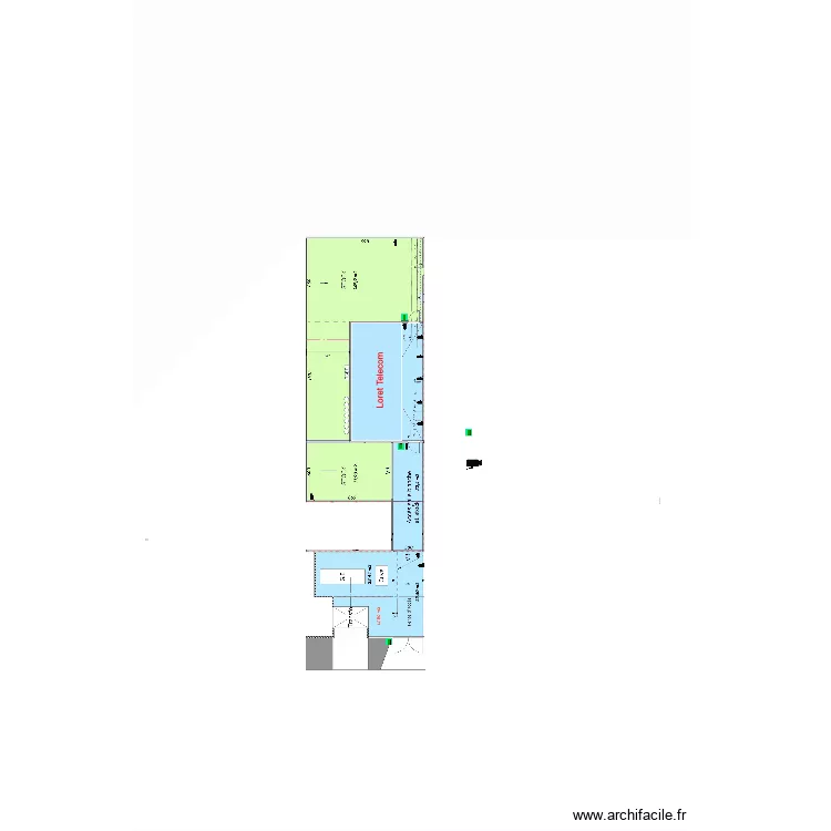 Implantation Cameras / Controle Acc&egrave;s. Plan de 
