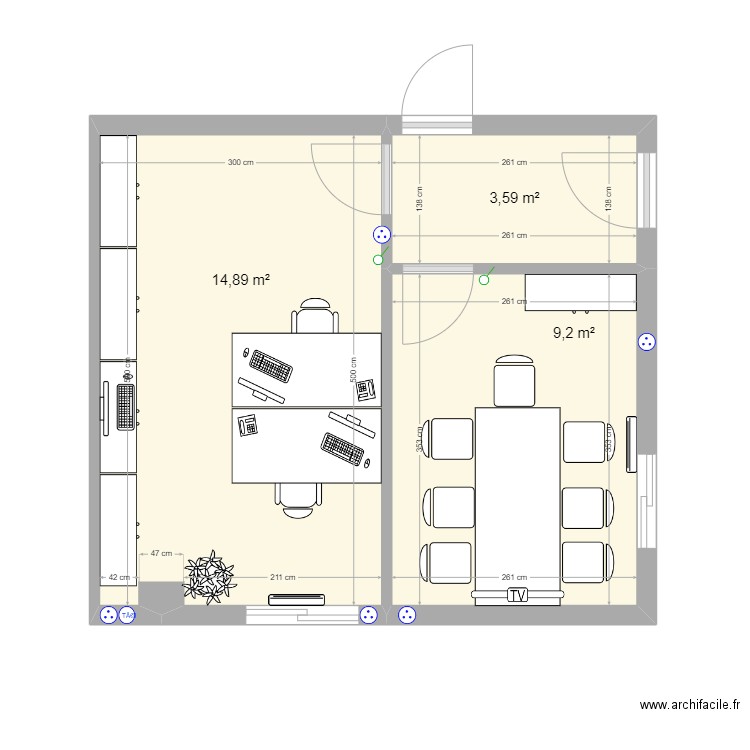 Bureaux Meyzieu . Plan de 0 pièce et 0 m2