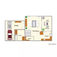 PLAN MAISON SEJOUR KACEM