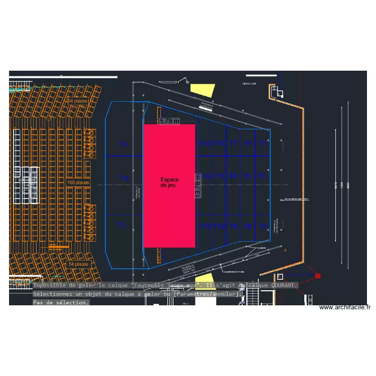 ESPACE DE JEU SCENE. Plan de ESPACE DE JEU SCENE. Plan de