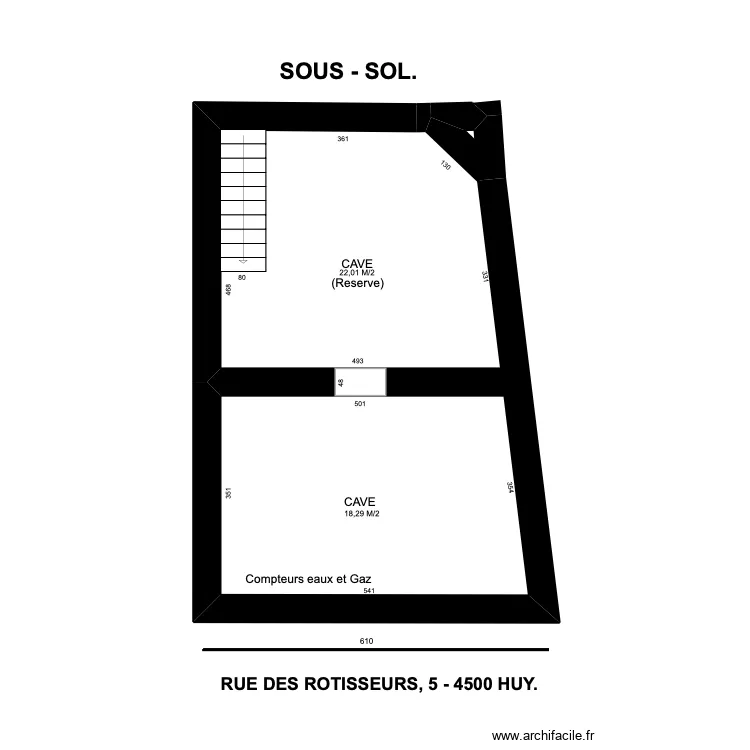 cave r&ocirc;tisseurs 5. Plan de 