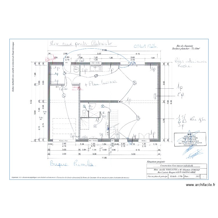 SYMOND RDC ELEC. Plan de 0 pièce et 0 m2