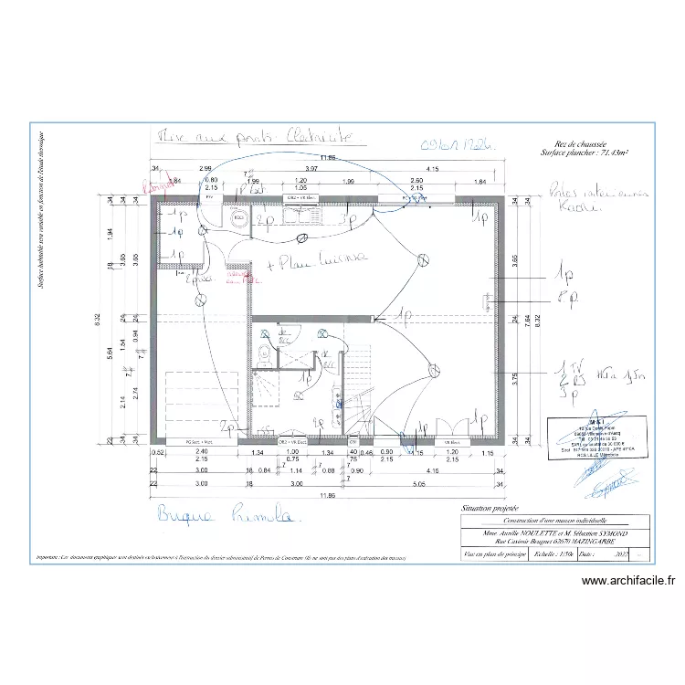 SYMOND RDC ELEC. Plan de 