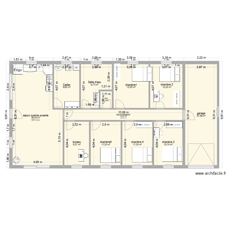maison 3. Plan de 0 pièce et 0 m2