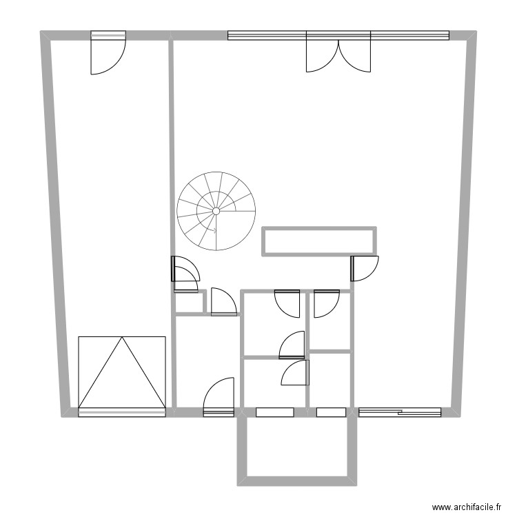 MONFORT RDC. Plan de 0 pièce et 0 m2