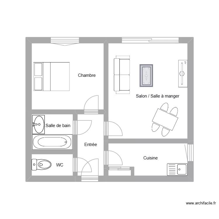 52290. Plan de 7 et 23 m² 52290. Plan de 7 et 23 m²