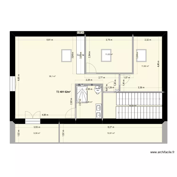 Libert&eacute; &eacute;tage 4. Plan de 