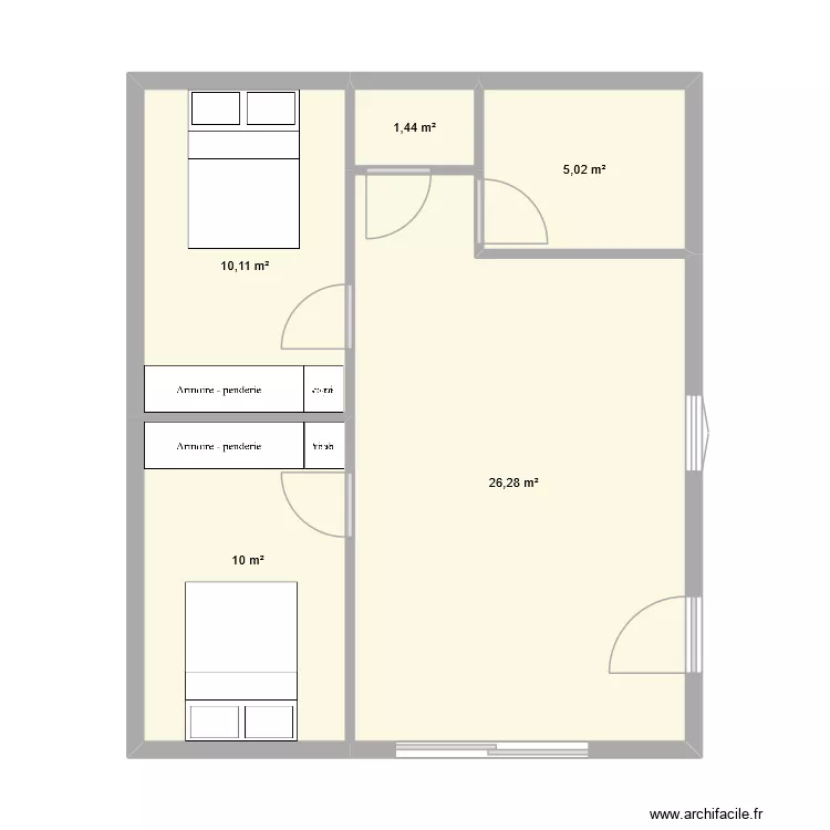 leriet. Plan de 5 et 53 m² leriet. Plan de 5 et 53 m²