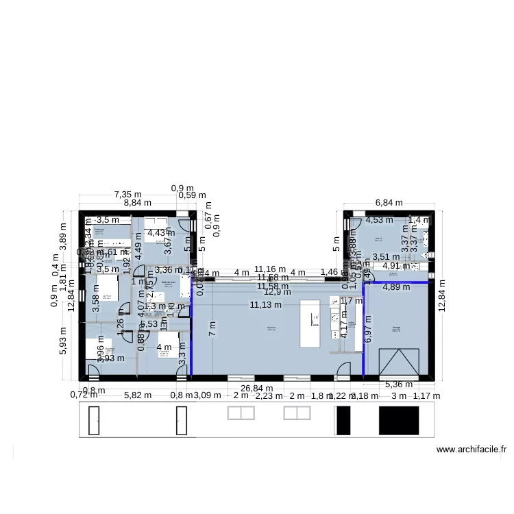 maison u. Plan de 