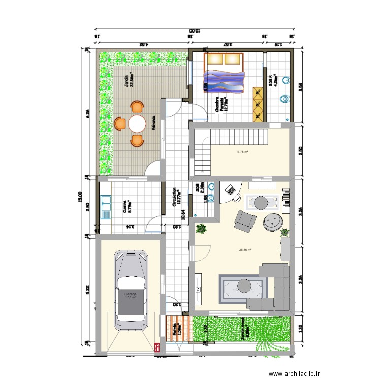RC AKYS BAMBILOR. Plan de 0 pièce et 0 m2