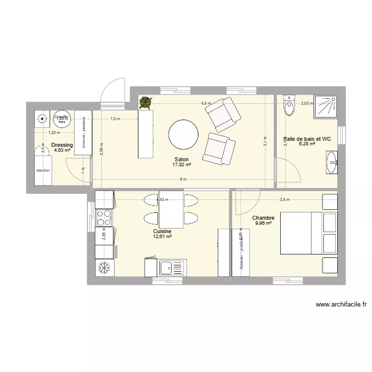 Maison. Plan de Maison. Plan de