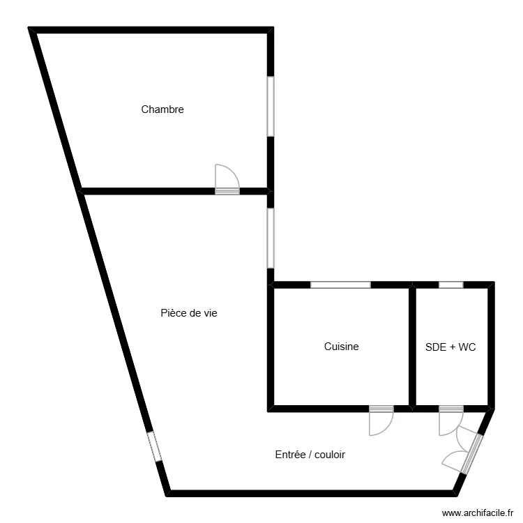 PLAN AKL. Plan de 4 Pièces et 130 m²
