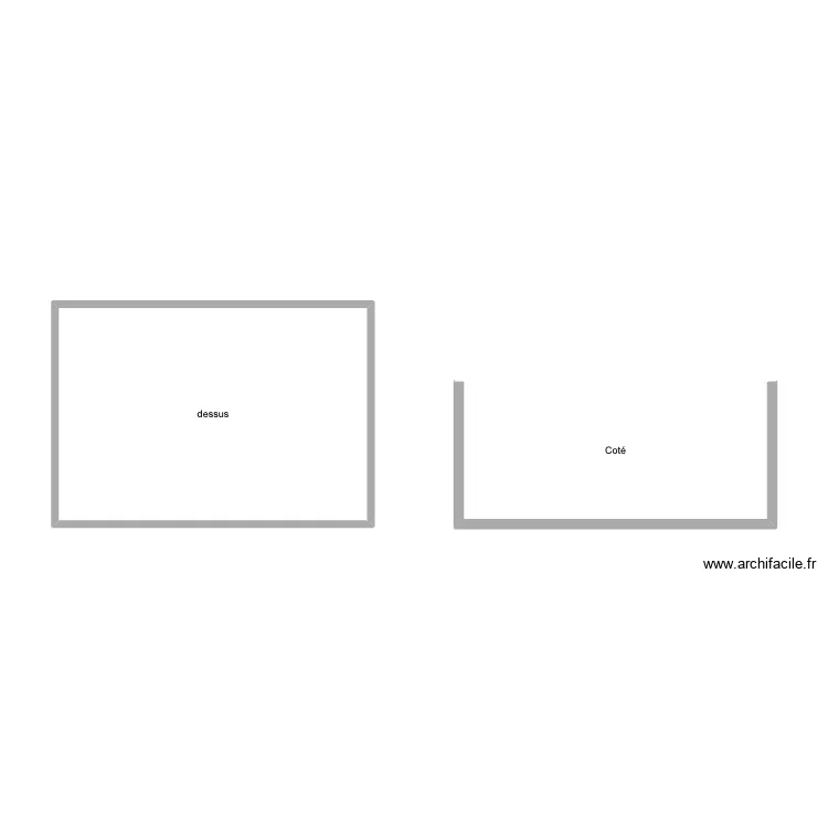 Piscine restangle. Plan de Piscine restangle. Plan de