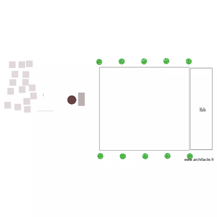 F&ecirc;te Formerie. Plan de 