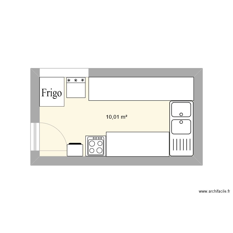 cuisine roubaix actuelle. Plan de 0 pièce et 0 m2