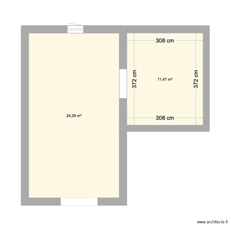 Chambre Parentale. Plan de 0 pièce et 0 m2