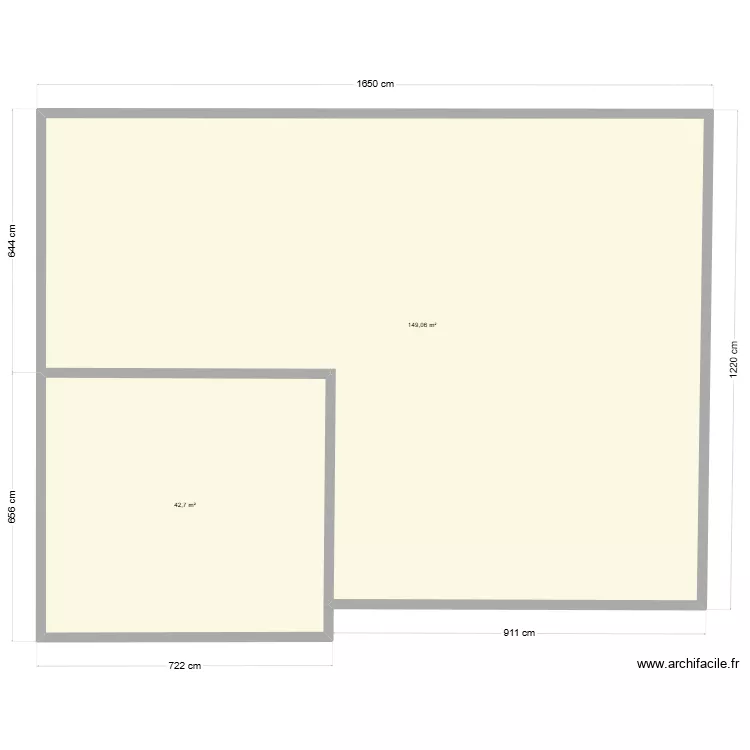 Plein pied. Plan de Plein pied. Plan de