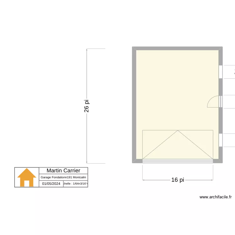 Fondation (191). Plan de 