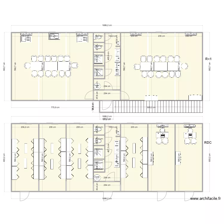 PAILLASSEUR CHANTIER VENISSIEUX. Plan de 