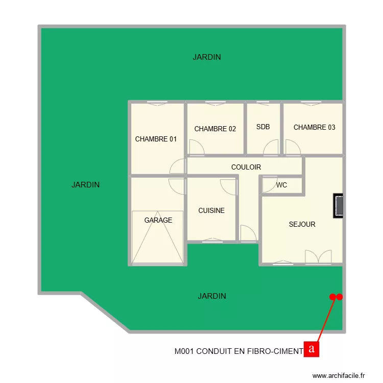 PLAN VAUVERT AM. Plan de 