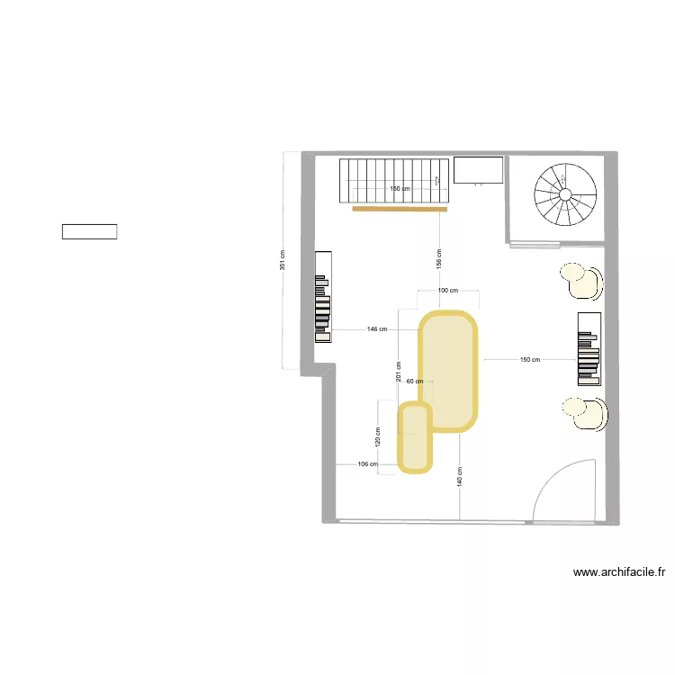 MAISON AKOE ACCUEIL VF3. Plan de 