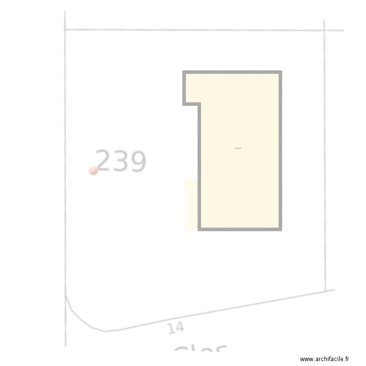 garageImage. Plan de 1 pièce et 122 m2