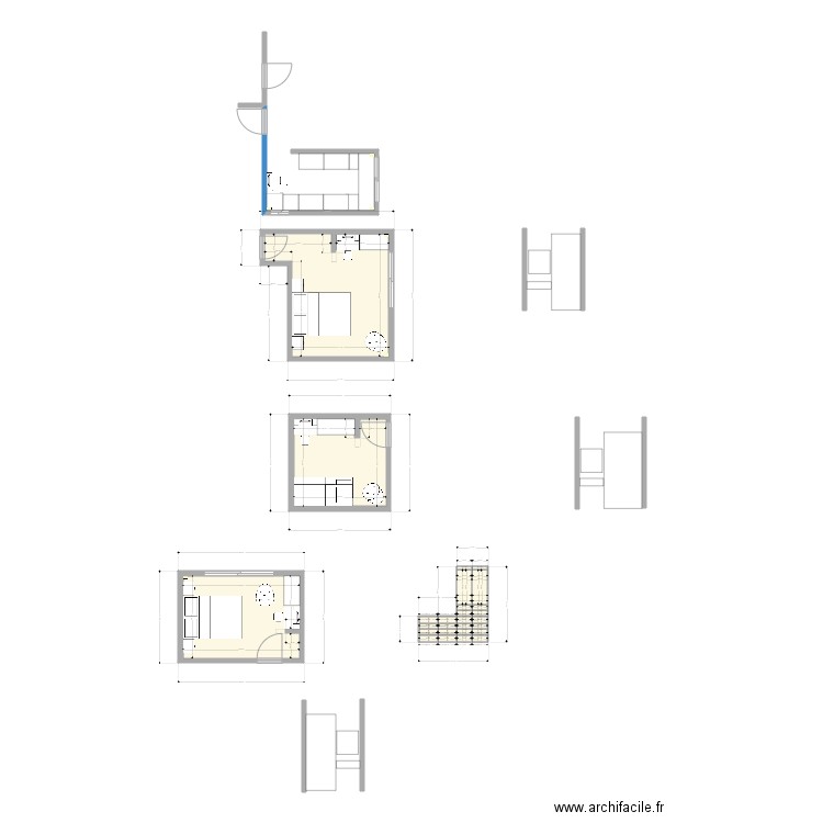 DRESSINGS. Plan de 0 pièce et 0 m2