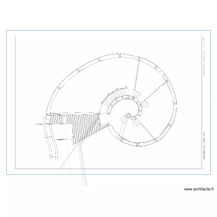 implantation r&eacute;seau. Plan de 