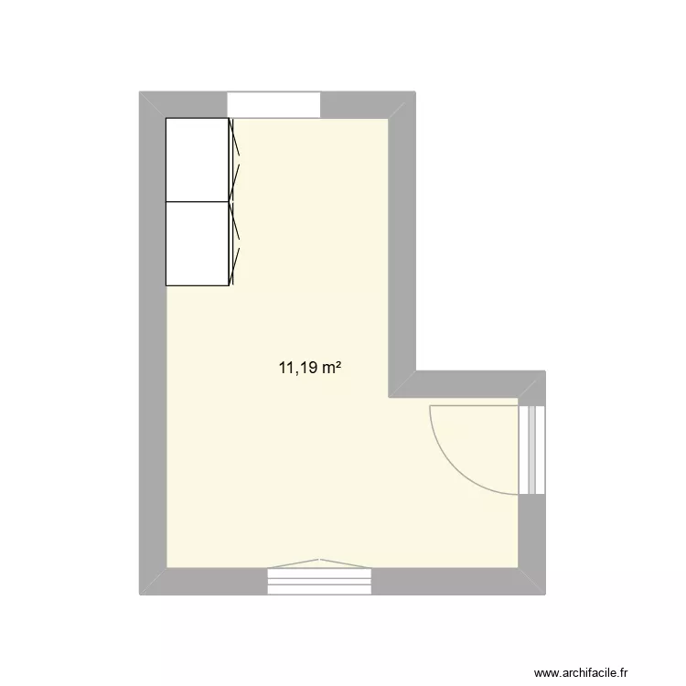 cuisine1. Plan de 1 et 11 m² cuisine1. Plan de 1 et 11 m²