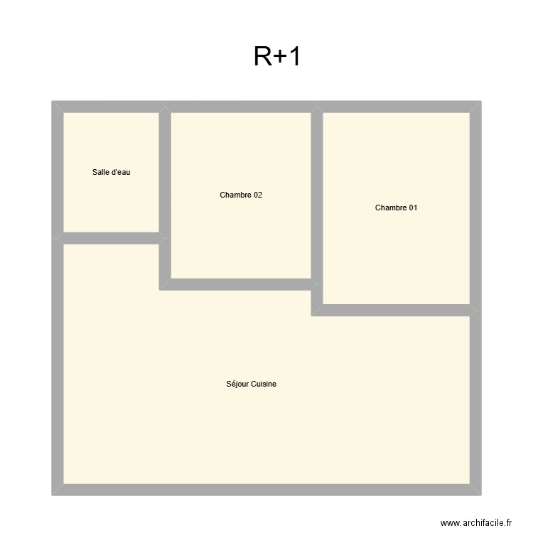 350602290. Plan de 4 pièces et 78 m2