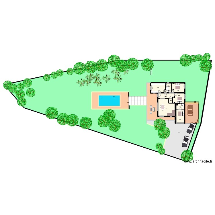 BREDAT TELLIER plan. Plan de 14 pièces et 1301 m2