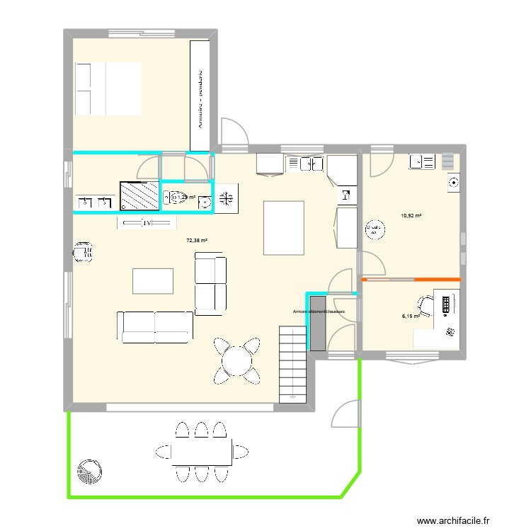 maison 2. Plan de 0 pièce et 0 m2