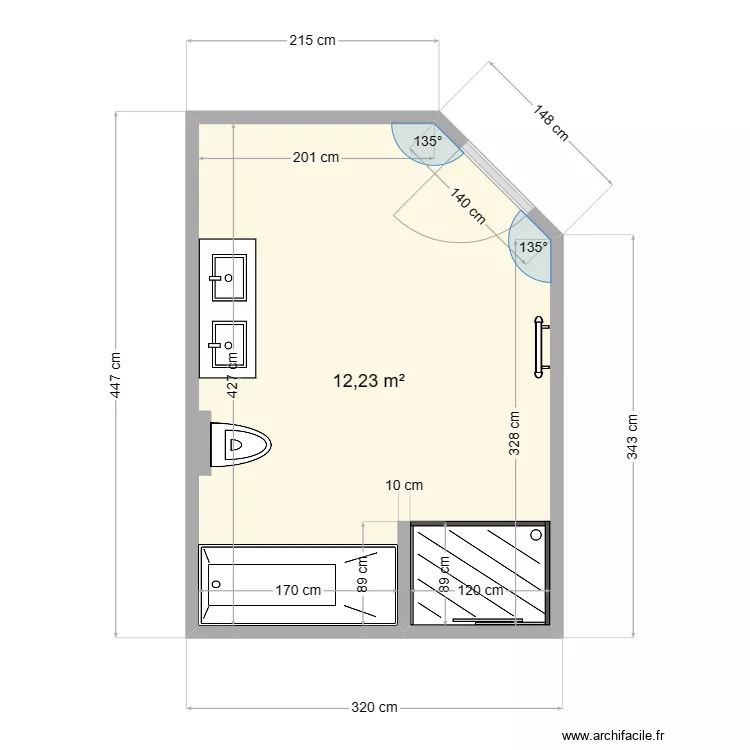 salle de bain mo. Plan de salle de bain mo. Plan de